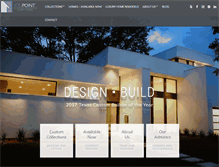 Tablet Screenshot of onpointcustomhomes.com